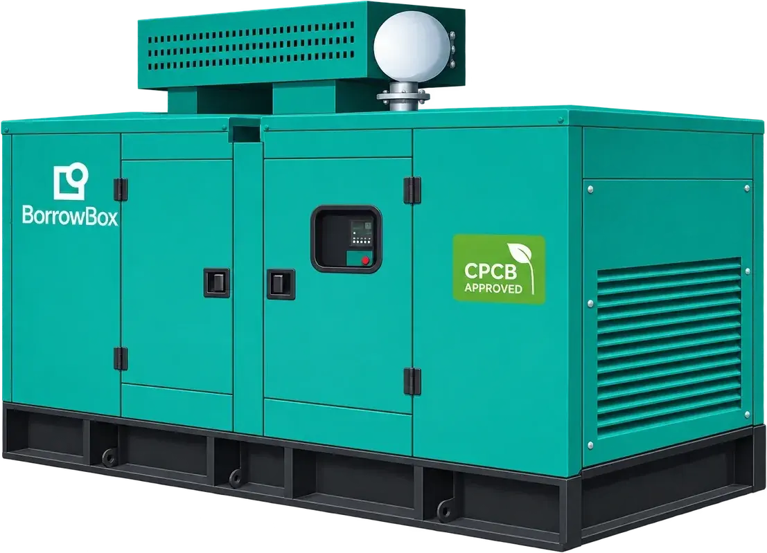 BorrowBox 60 kVA silent canopy generator