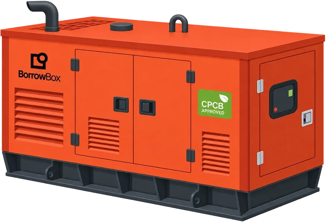BorrowBox 50 kVA silent canopy generator